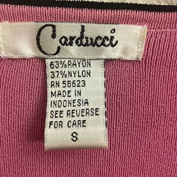 Carducci PurpleSweater with a design with black lines!! Size Small - Picture 5 of 8